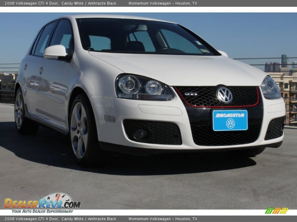 2008 Volkswagen GTI 4 Door Candy White / Anthracite Black Photo #1