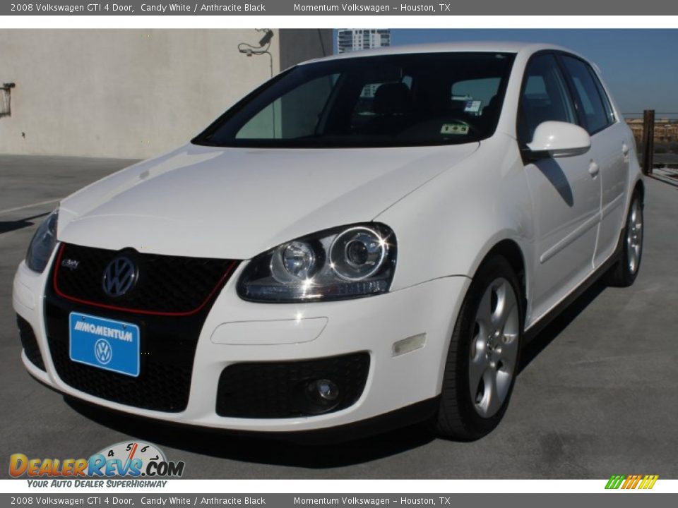 2008 Volkswagen GTI 4 Door Candy White / Anthracite Black Photo #3