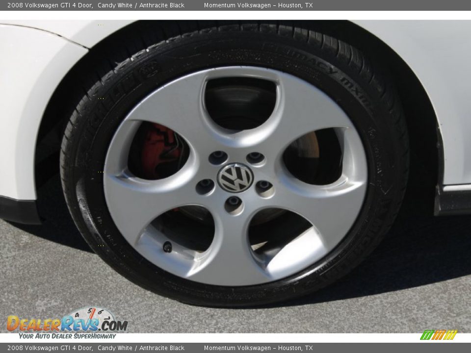 2008 Volkswagen GTI 4 Door Candy White / Anthracite Black Photo #4