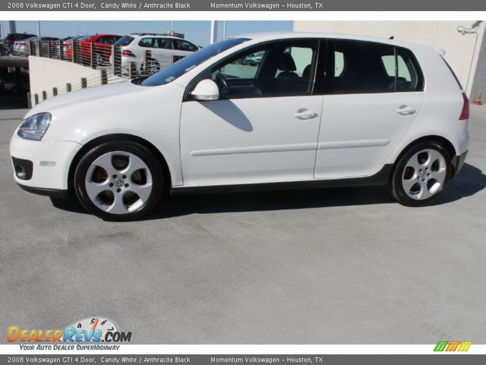 2008 Volkswagen GTI 4 Door Candy White / Anthracite Black Photo #5