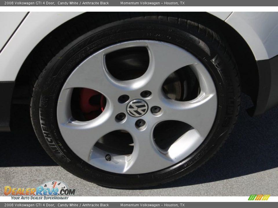 2008 Volkswagen GTI 4 Door Candy White / Anthracite Black Photo #6