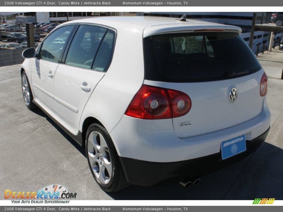 2008 Volkswagen GTI 4 Door Candy White / Anthracite Black Photo #7