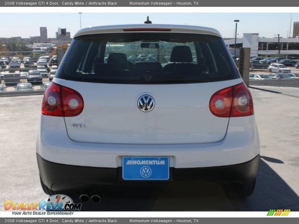 2008 Volkswagen GTI 4 Door Candy White / Anthracite Black Photo #8
