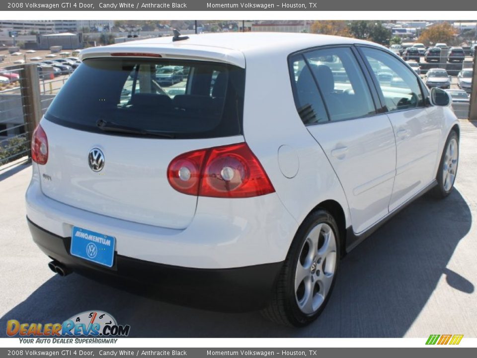 2008 Volkswagen GTI 4 Door Candy White / Anthracite Black Photo #9