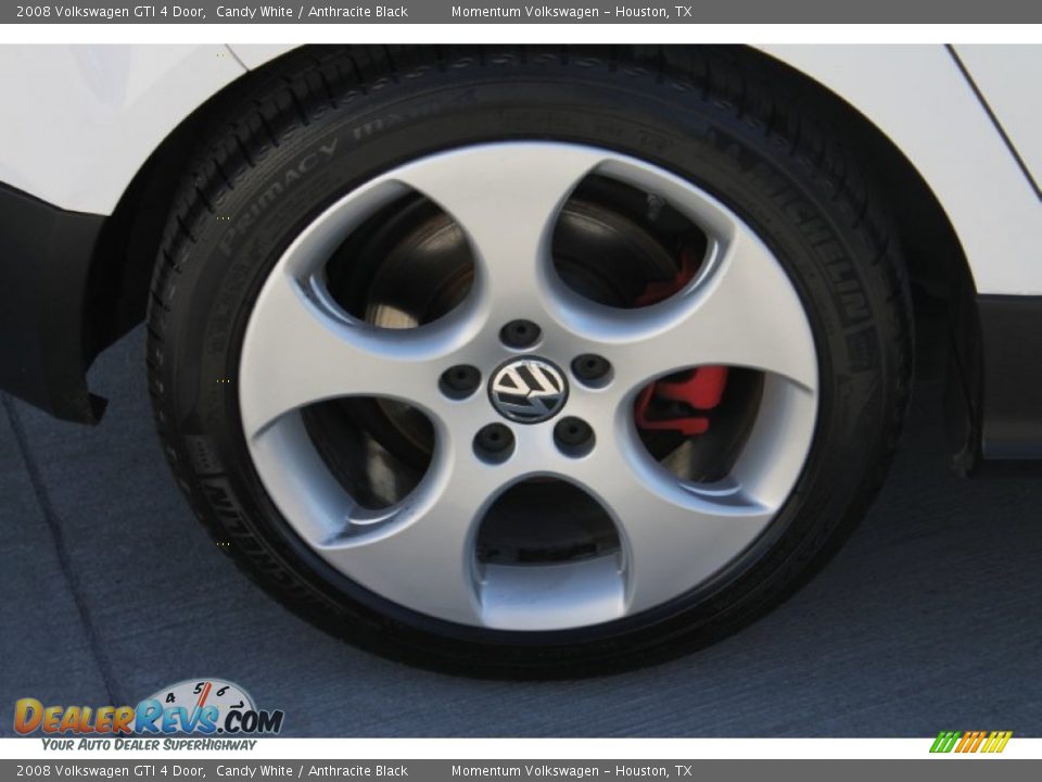 2008 Volkswagen GTI 4 Door Candy White / Anthracite Black Photo #10
