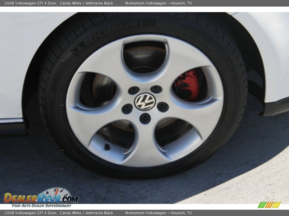 2008 Volkswagen GTI 4 Door Candy White / Anthracite Black Photo #12