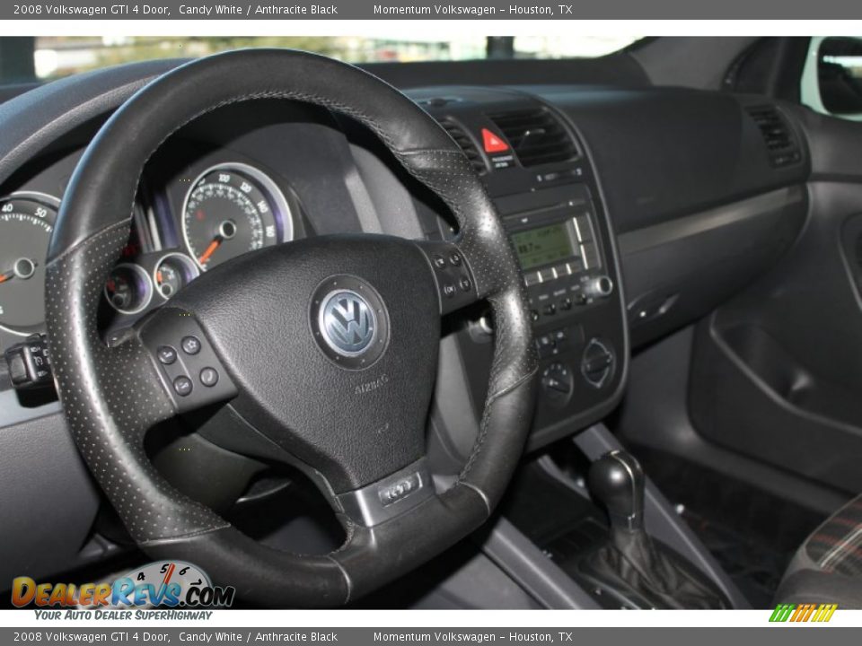 2008 Volkswagen GTI 4 Door Candy White / Anthracite Black Photo #15