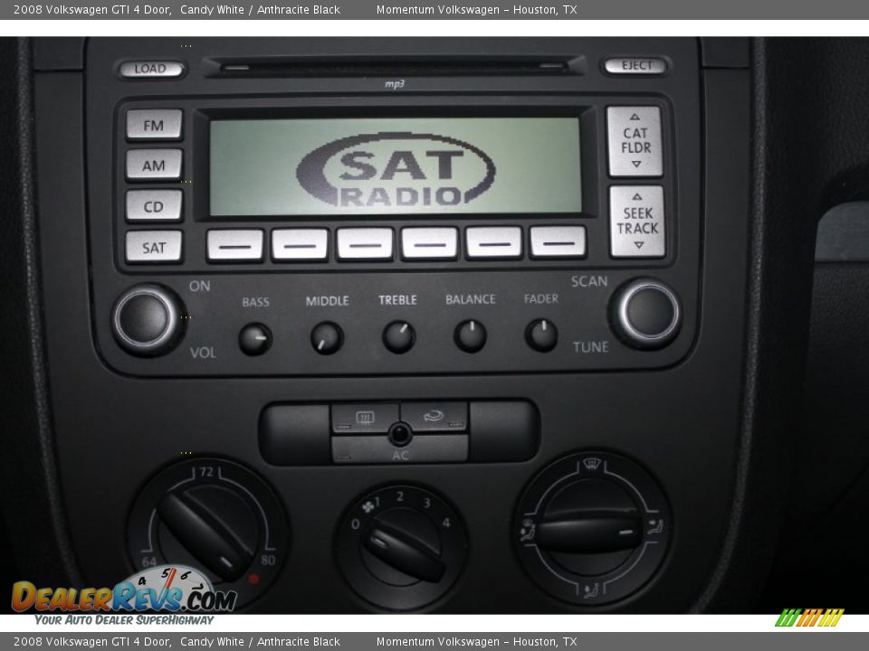 2008 Volkswagen GTI 4 Door Candy White / Anthracite Black Photo #16