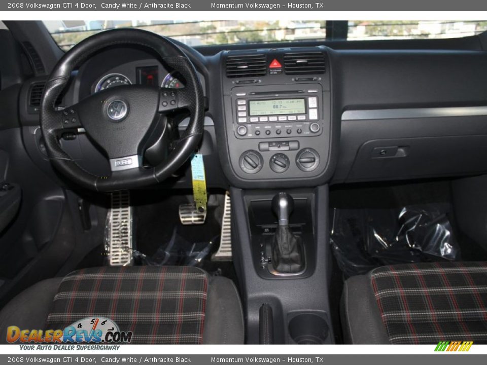 2008 Volkswagen GTI 4 Door Candy White / Anthracite Black Photo #22