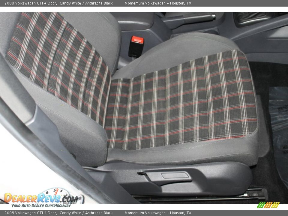 2008 Volkswagen GTI 4 Door Candy White / Anthracite Black Photo #27