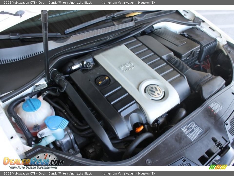 2008 Volkswagen GTI 4 Door Candy White / Anthracite Black Photo #29