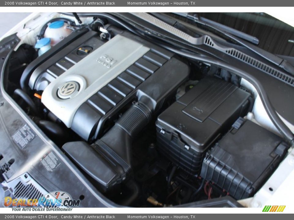 2008 Volkswagen GTI 4 Door Candy White / Anthracite Black Photo #30
