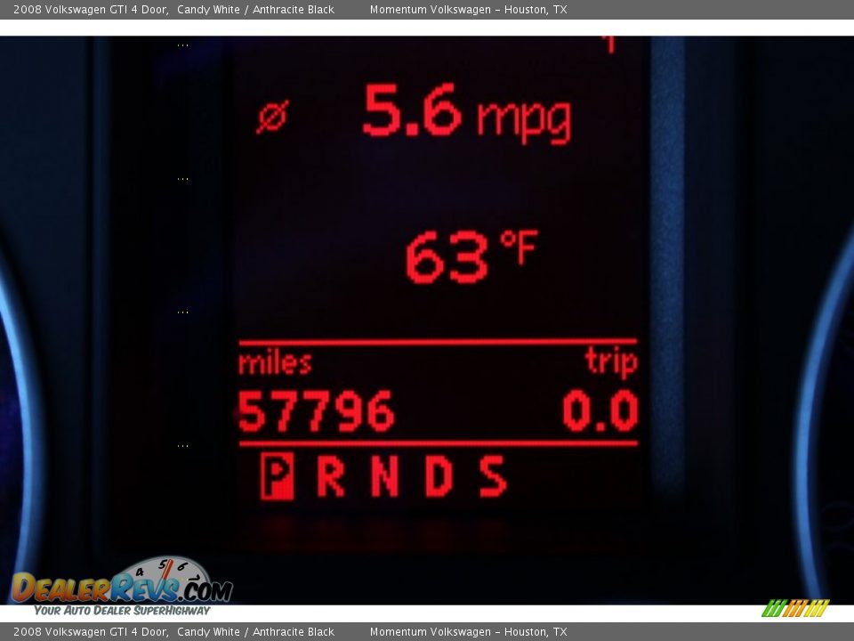 2008 Volkswagen GTI 4 Door Candy White / Anthracite Black Photo #32