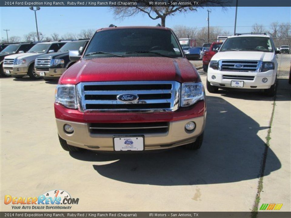 2014 Ford Expedition King Ranch Ruby Red / King Ranch Red (Chaparral) Photo #1