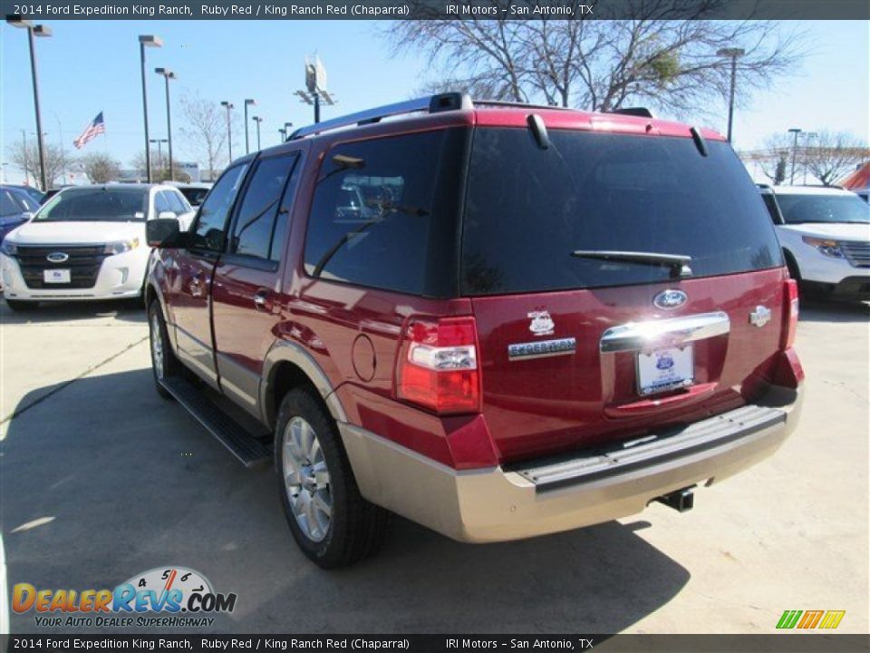 2014 Ford Expedition King Ranch Ruby Red / King Ranch Red (Chaparral) Photo #2