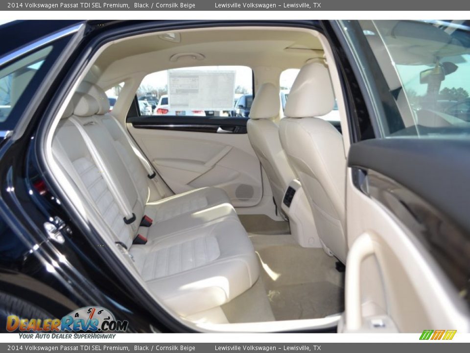 2014 Volkswagen Passat TDI SEL Premium Black / Cornsilk Beige Photo #4