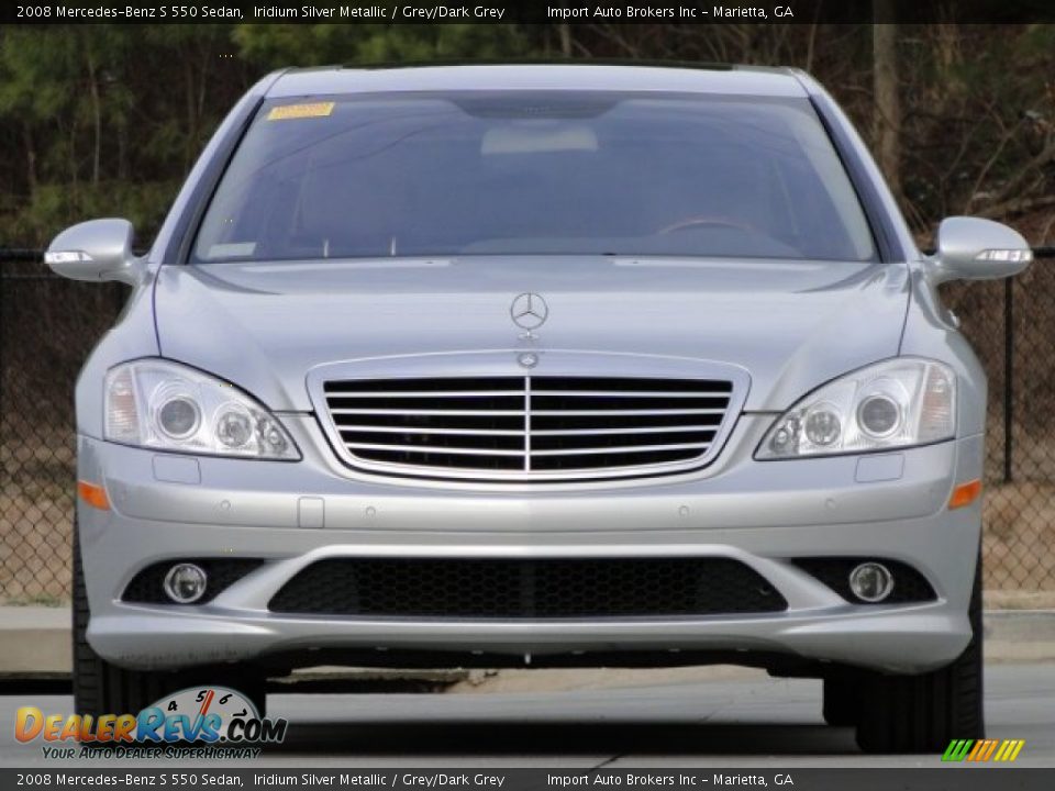2008 Mercedes-Benz S 550 Sedan Iridium Silver Metallic / Grey/Dark Grey Photo #7