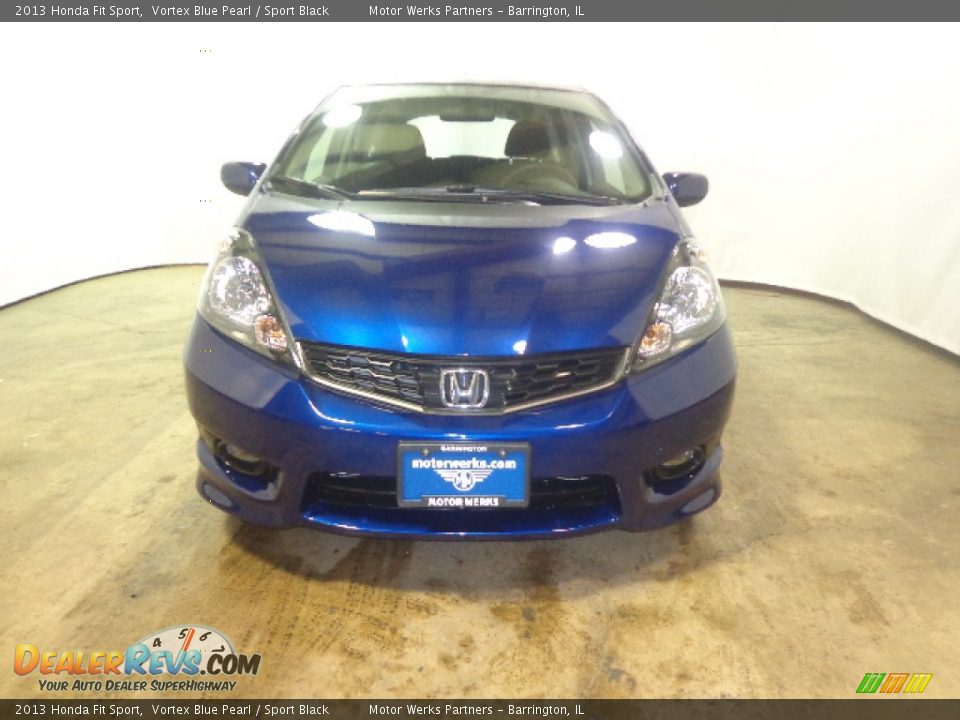 2013 Honda Fit Sport Vortex Blue Pearl / Sport Black Photo #2