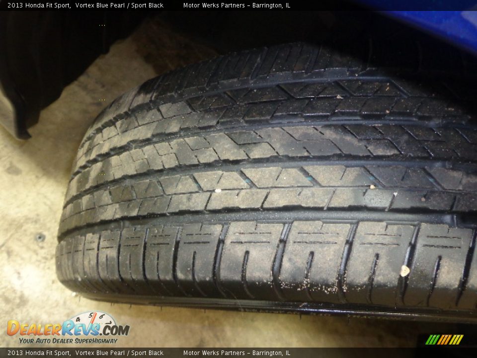 2013 Honda Fit Sport Vortex Blue Pearl / Sport Black Photo #4