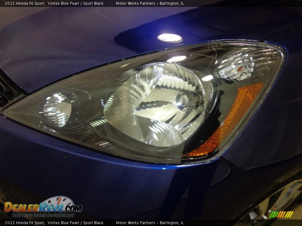 2013 Honda Fit Sport Vortex Blue Pearl / Sport Black Photo #5