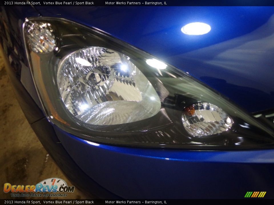 2013 Honda Fit Sport Vortex Blue Pearl / Sport Black Photo #6