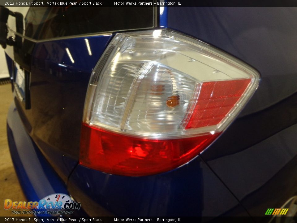 2013 Honda Fit Sport Vortex Blue Pearl / Sport Black Photo #7