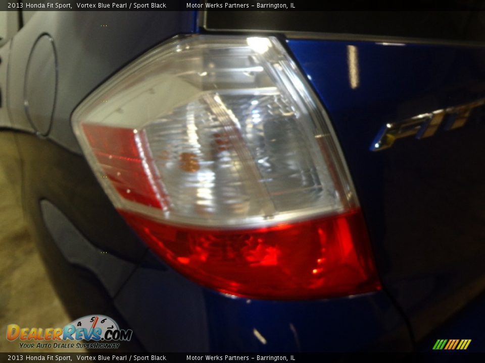 2013 Honda Fit Sport Vortex Blue Pearl / Sport Black Photo #8