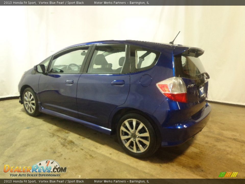 2013 Honda Fit Sport Vortex Blue Pearl / Sport Black Photo #13