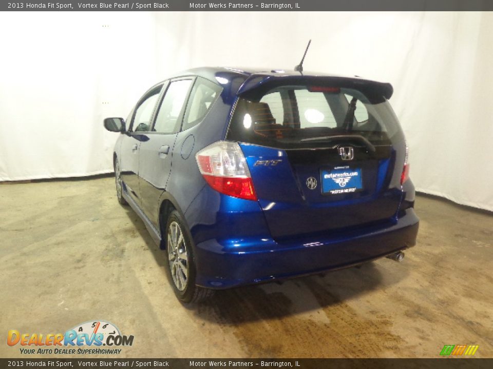 2013 Honda Fit Sport Vortex Blue Pearl / Sport Black Photo #14