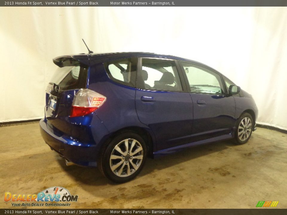2013 Honda Fit Sport Vortex Blue Pearl / Sport Black Photo #17