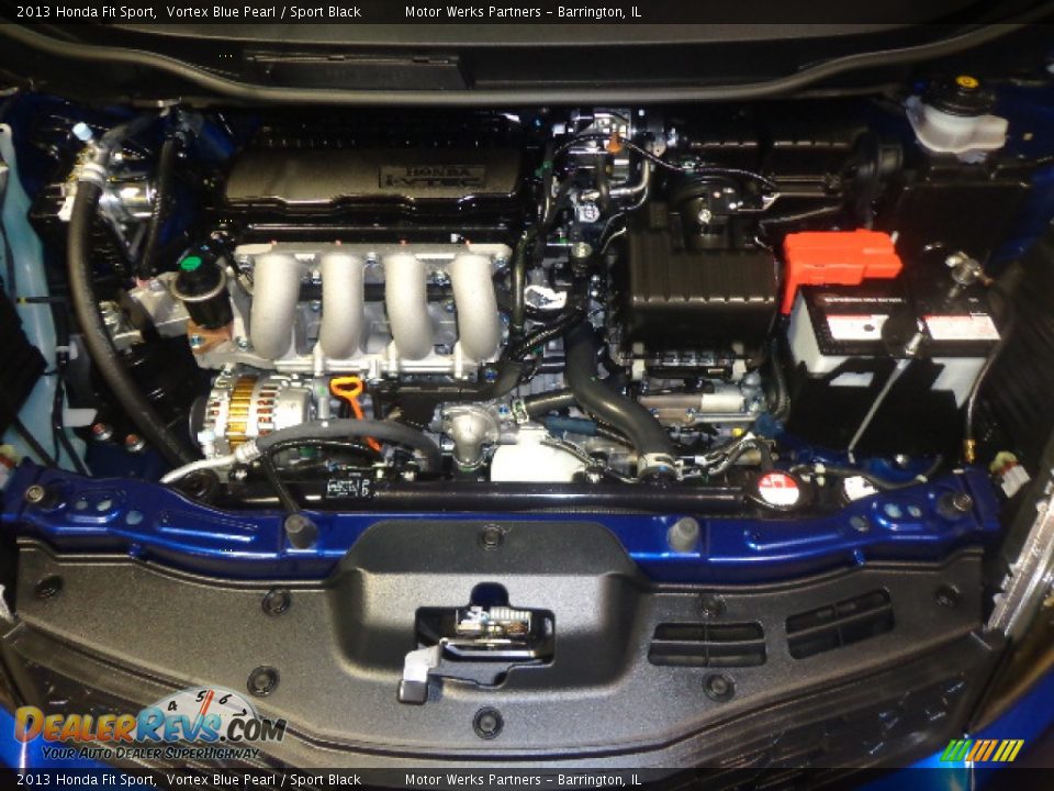 2013 Honda Fit Sport Vortex Blue Pearl / Sport Black Photo #18