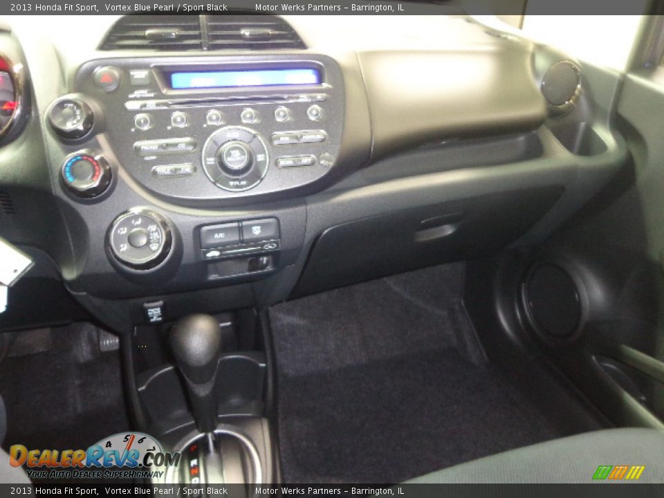 2013 Honda Fit Sport Vortex Blue Pearl / Sport Black Photo #24