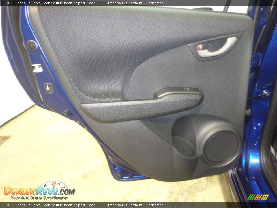 2013 Honda Fit Sport Vortex Blue Pearl / Sport Black Photo #27