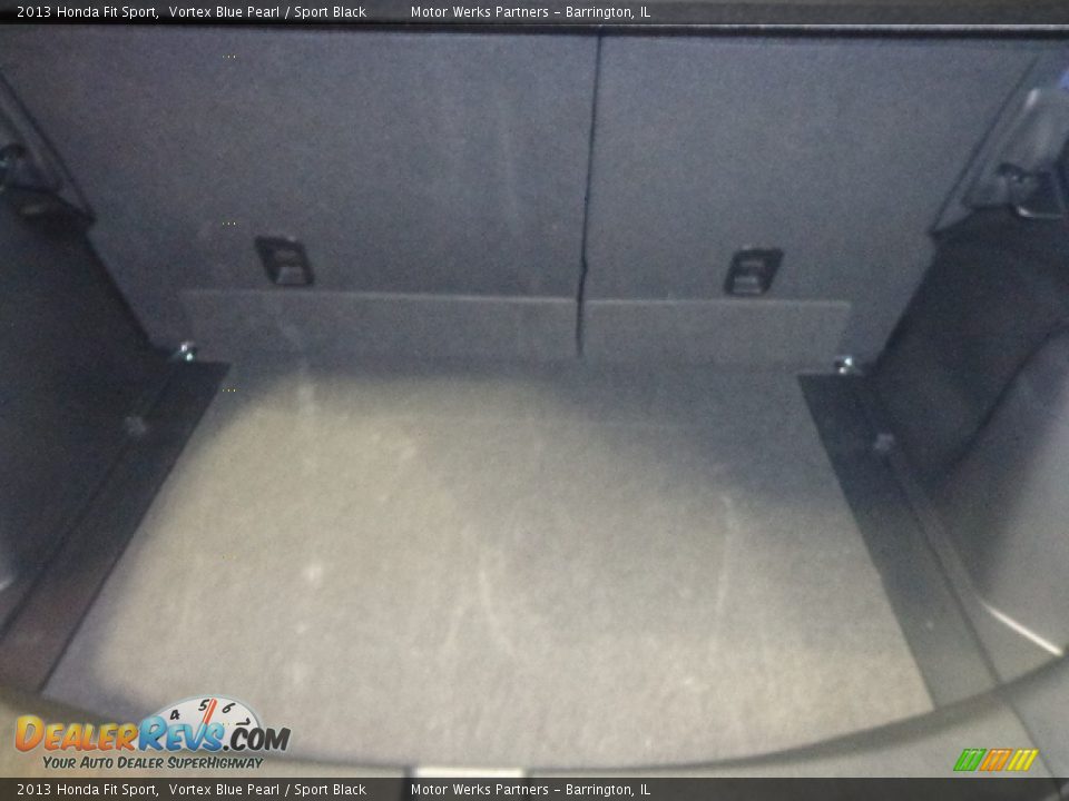 2013 Honda Fit Sport Vortex Blue Pearl / Sport Black Photo #31