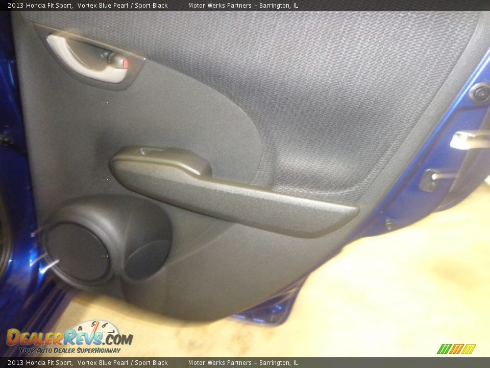 2013 Honda Fit Sport Vortex Blue Pearl / Sport Black Photo #32