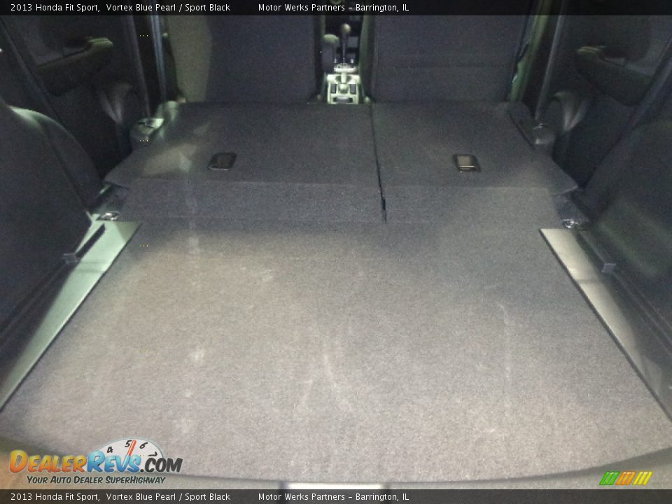 2013 Honda Fit Sport Vortex Blue Pearl / Sport Black Photo #35