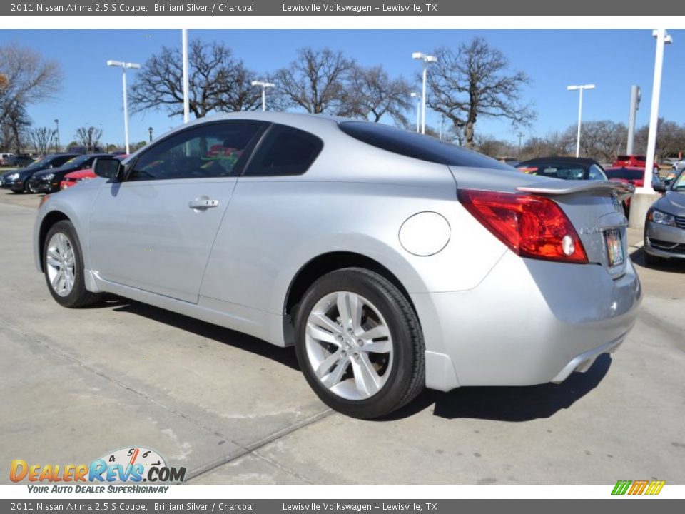 2011 Nissan Altima 2.5 S Coupe Brilliant Silver / Charcoal Photo #3
