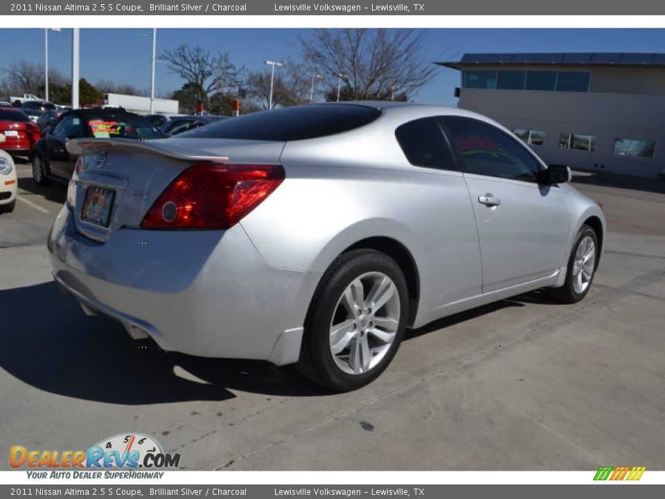 2011 Nissan Altima 2.5 S Coupe Brilliant Silver / Charcoal Photo #5