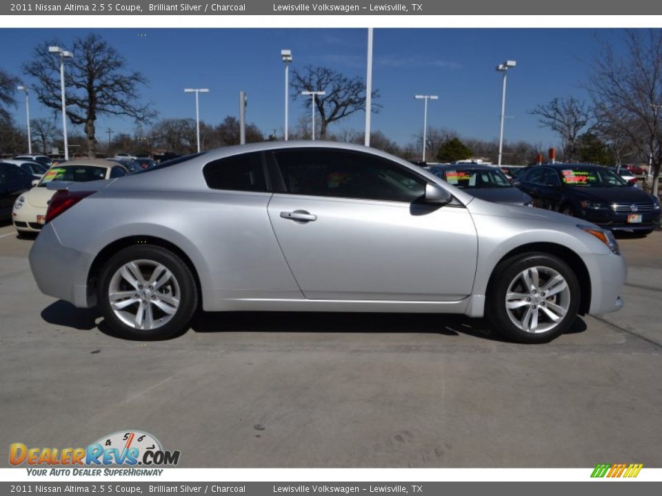 2011 Nissan Altima 2.5 S Coupe Brilliant Silver / Charcoal Photo #6