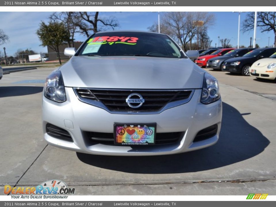 2011 Nissan Altima 2.5 S Coupe Brilliant Silver / Charcoal Photo #8