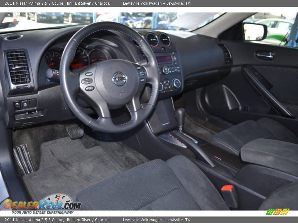 2011 Nissan Altima 2.5 S Coupe Brilliant Silver / Charcoal Photo #14