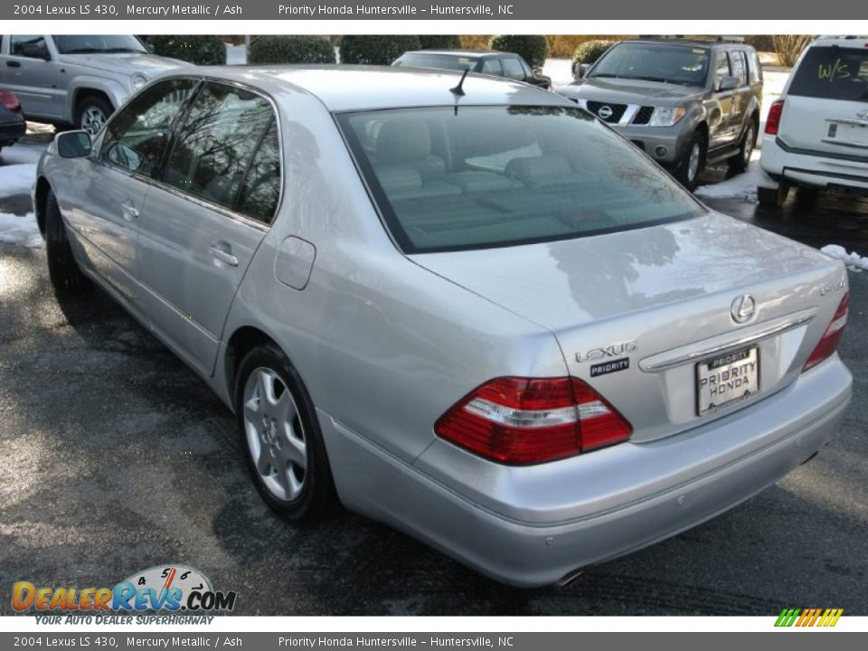 2004 Lexus LS 430 Mercury Metallic / Ash Photo #5