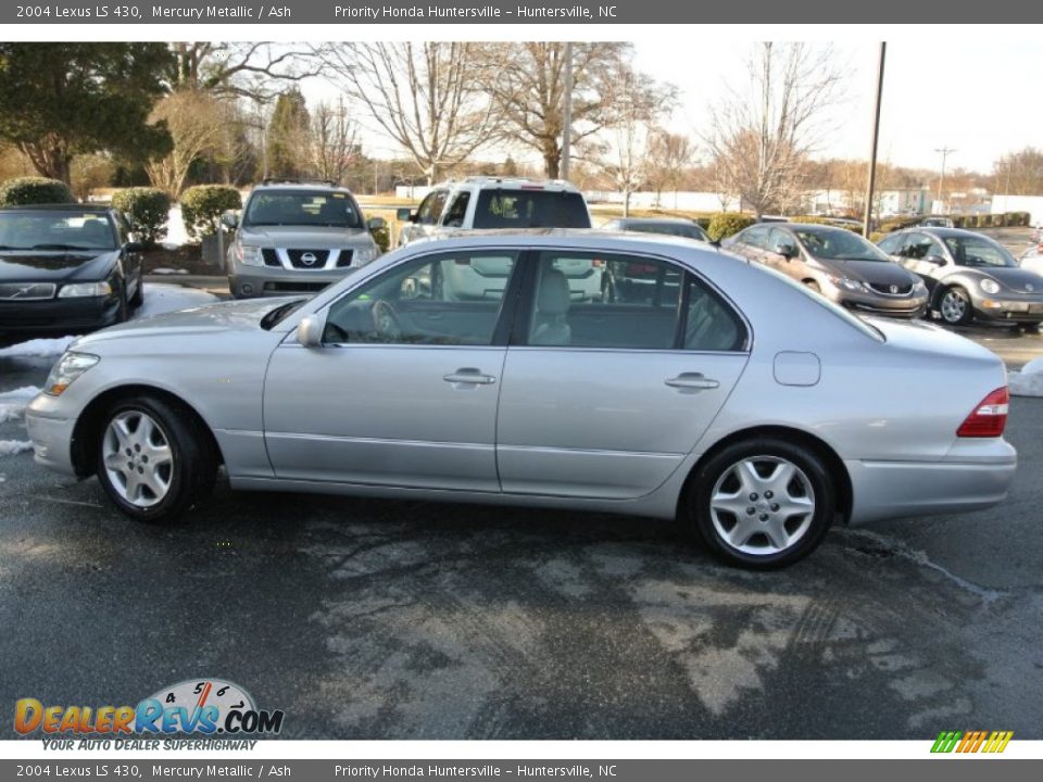 2004 Lexus LS 430 Mercury Metallic / Ash Photo #6