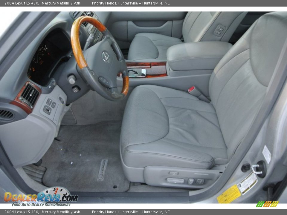 2004 Lexus LS 430 Mercury Metallic / Ash Photo #8