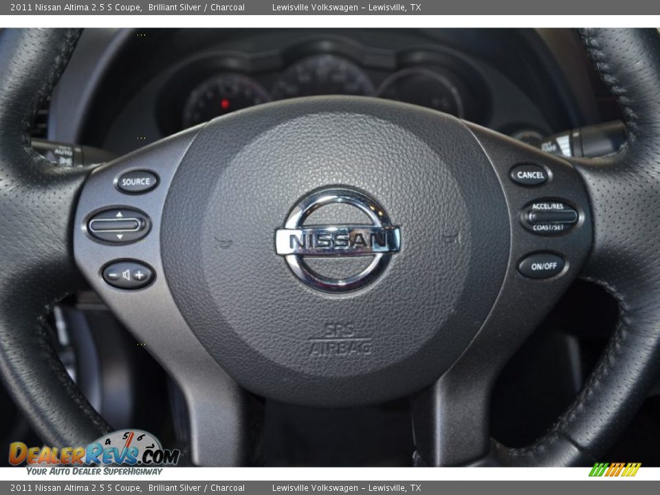 2011 Nissan Altima 2.5 S Coupe Brilliant Silver / Charcoal Photo #18