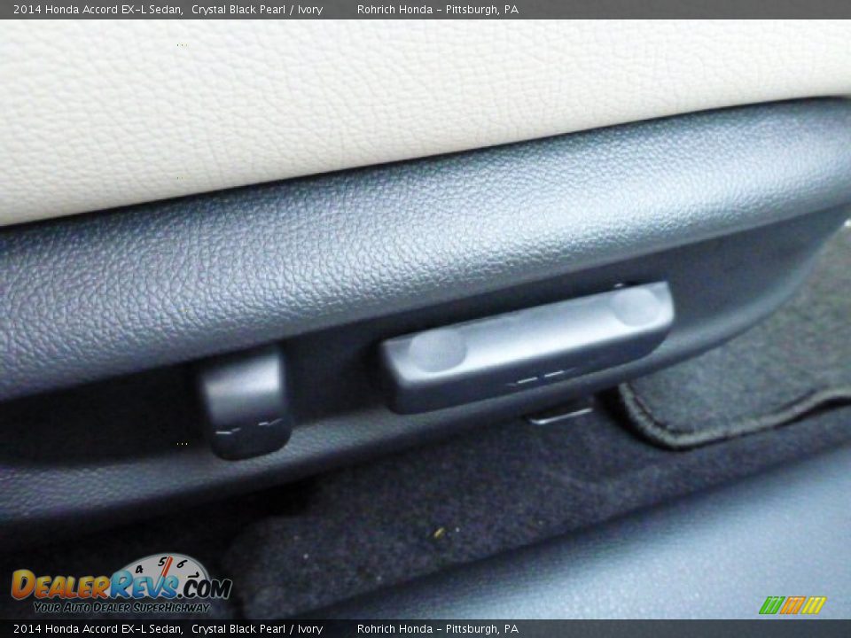 2014 Honda Accord EX-L Sedan Crystal Black Pearl / Ivory Photo #15