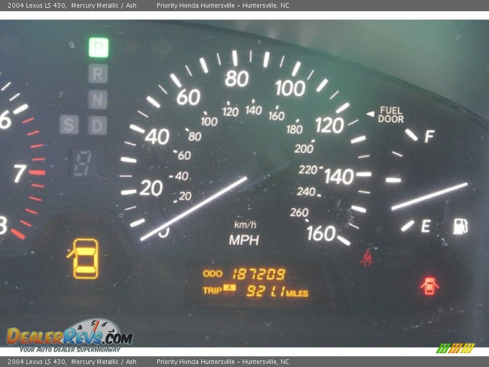 2004 Lexus LS 430 Mercury Metallic / Ash Photo #19