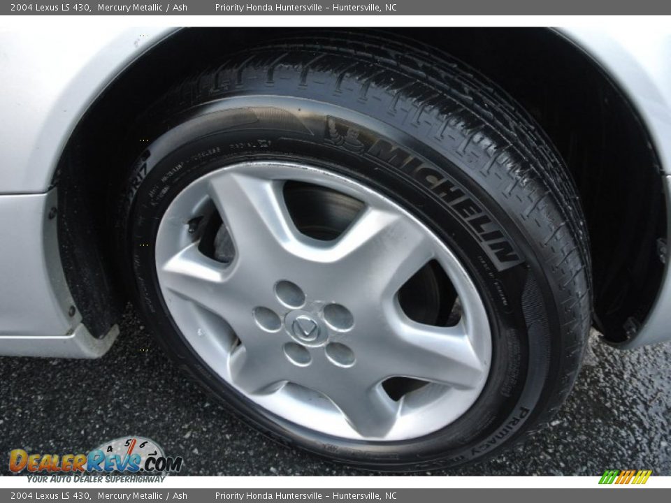 2004 Lexus LS 430 Mercury Metallic / Ash Photo #26