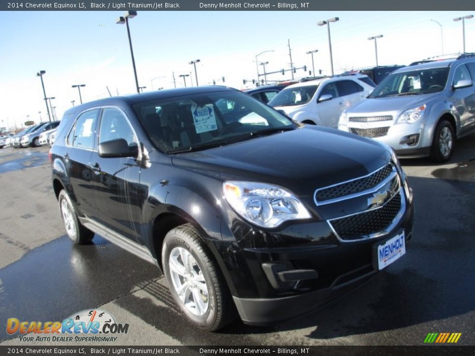 2014 Chevrolet Equinox LS Black / Light Titanium/Jet Black Photo #1
