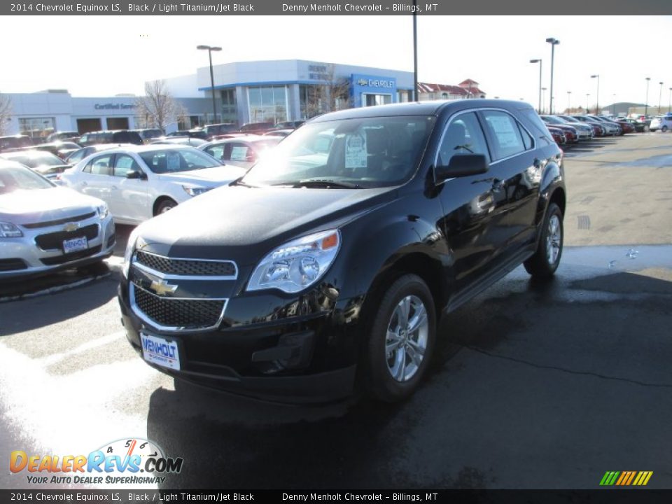 2014 Chevrolet Equinox LS Black / Light Titanium/Jet Black Photo #2